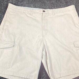 Men's Classic White Cargo Shorts